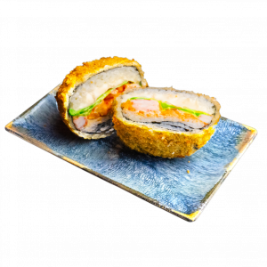 Sushi Burger With Prawns